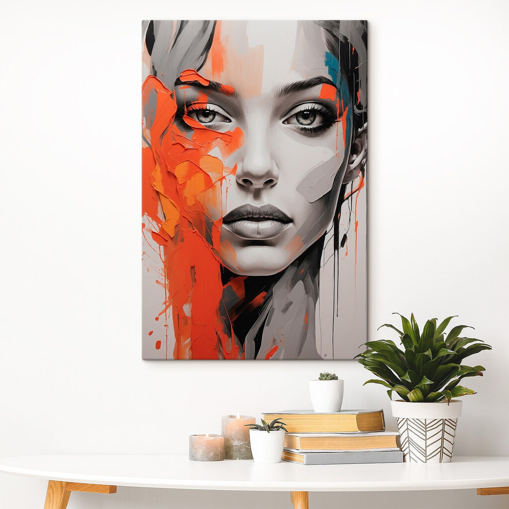 Regard gris dans l’orange — intérieur 3