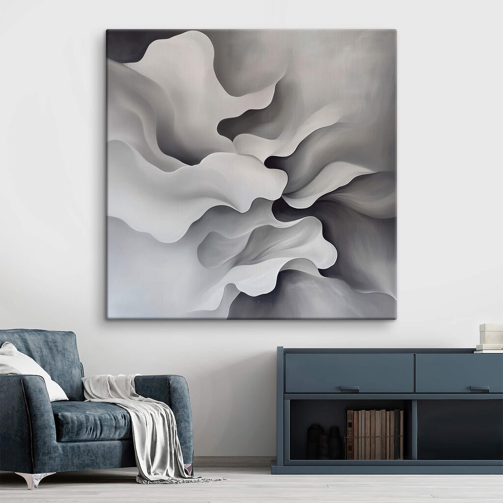 Plis blancs et gris — intérieur 2