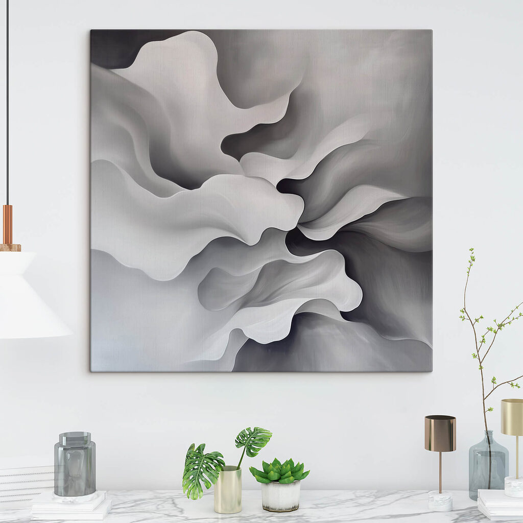 Plis blancs et gris — intérieur 3