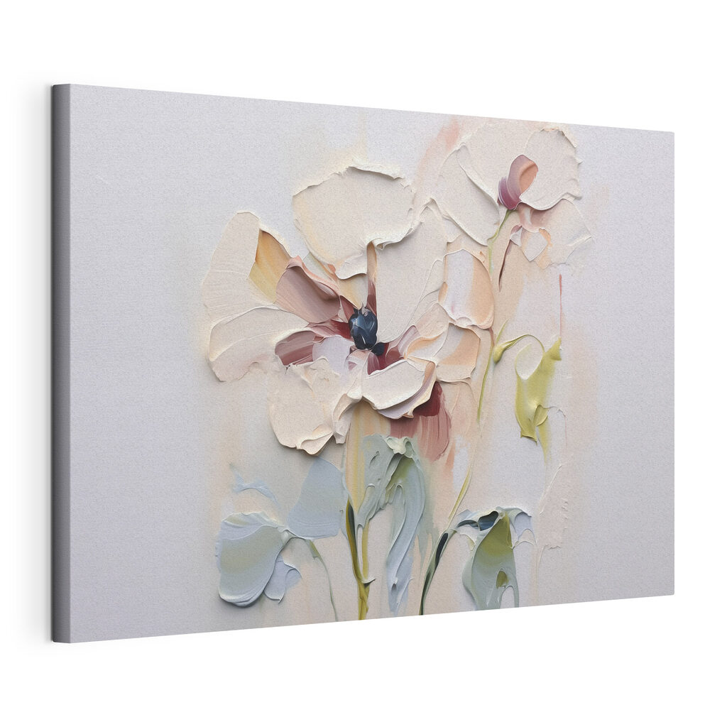 Fleurs pastel, tons pâles — vue du produit