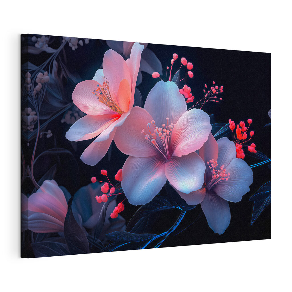 Rameaux fleuris bleu nuit — vue du produit