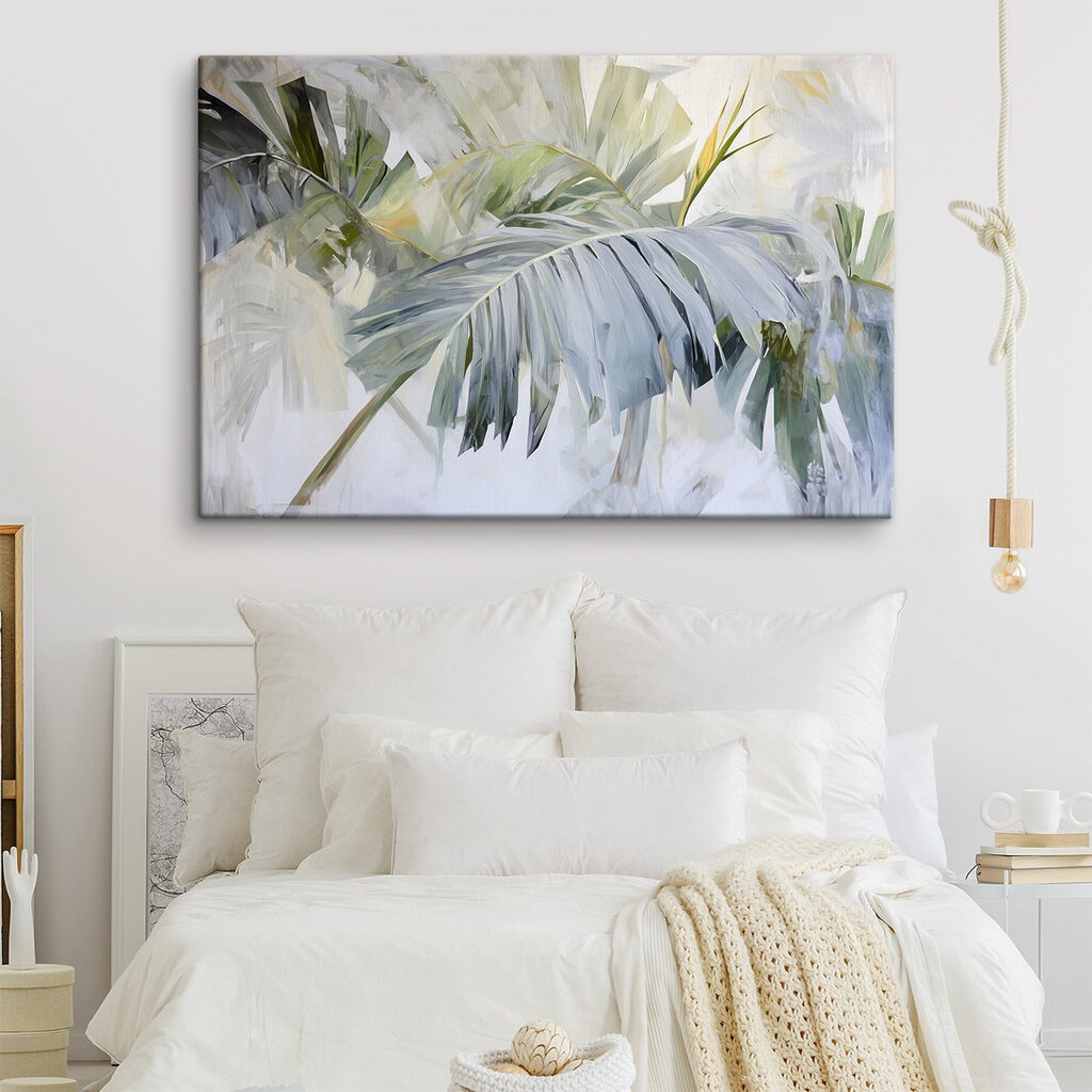 Palmes en touches pâles — intérieur 2