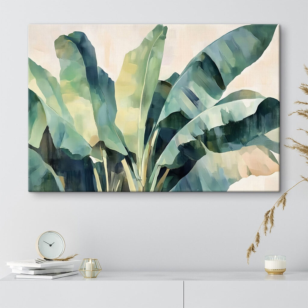 Feuilles de bananier vertes — intérieur 3