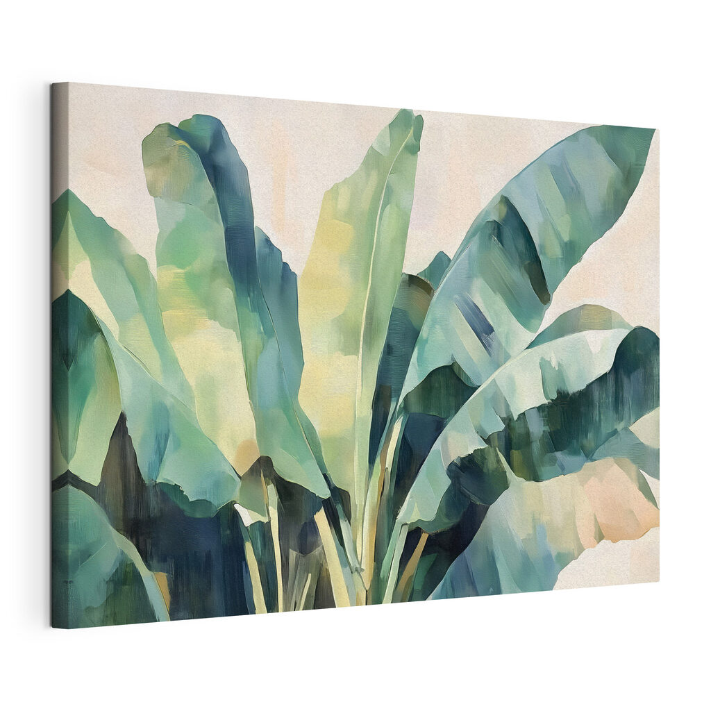 Feuilles de bananier vertes — vue du produit