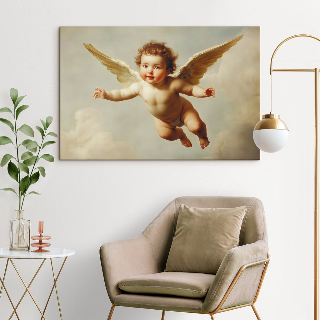 Angelot parmi les nuages — intérieur 1