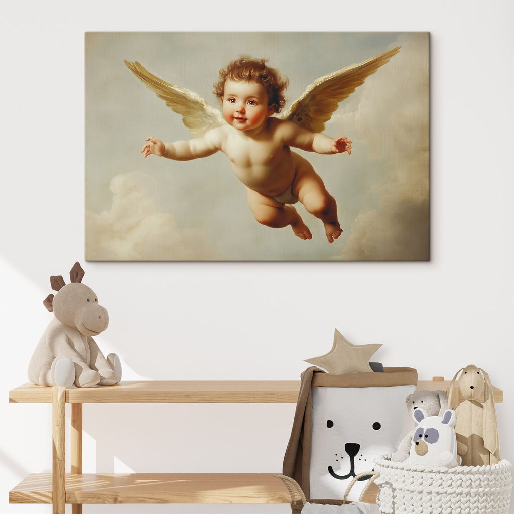 Angelot parmi les nuages — intérieur 3