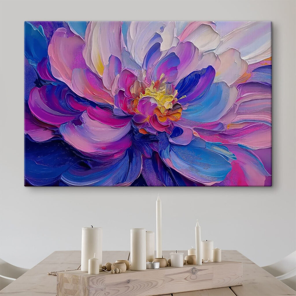 Pivoine aux flots violets — intérieur 2