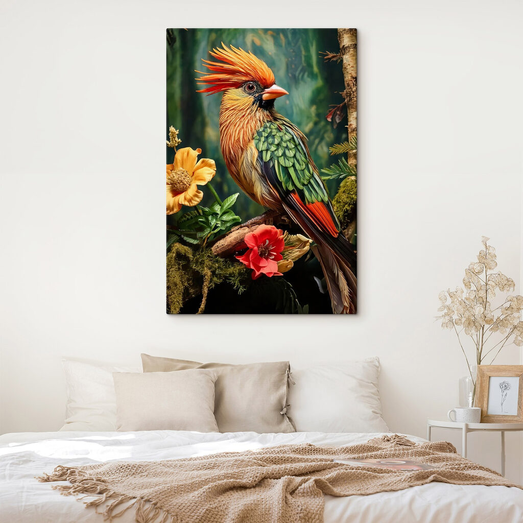 Oiseau huppé des tropiques — intérieur 1