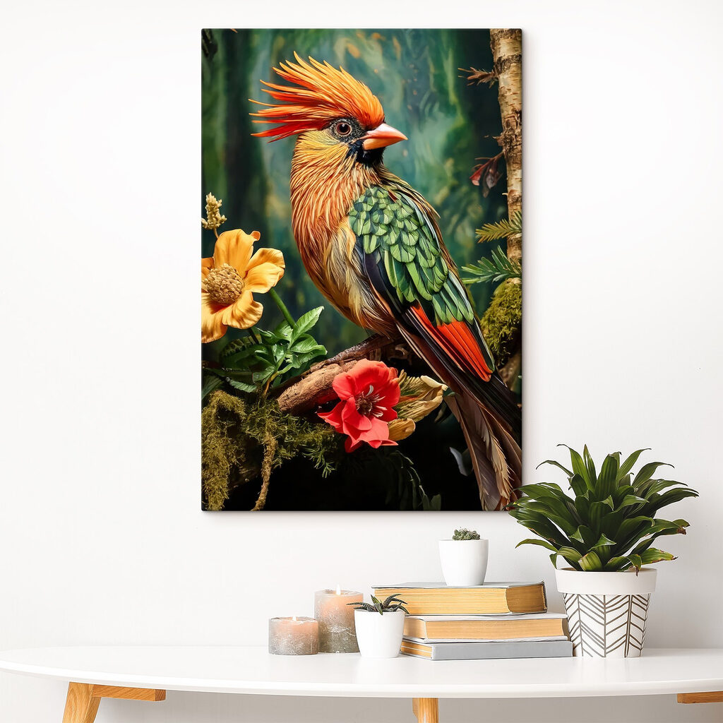 Oiseau huppé des tropiques — intérieur 2