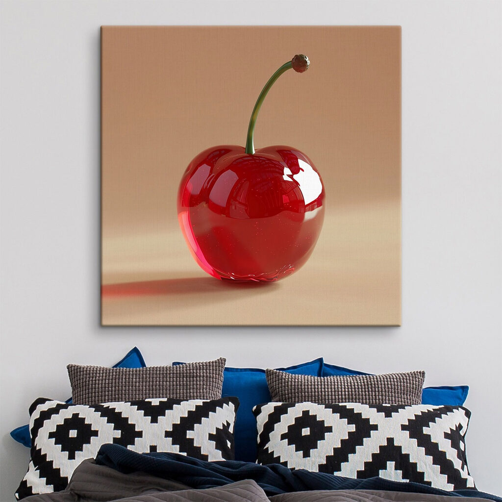 Cerise rouge brillante — intérieur 1