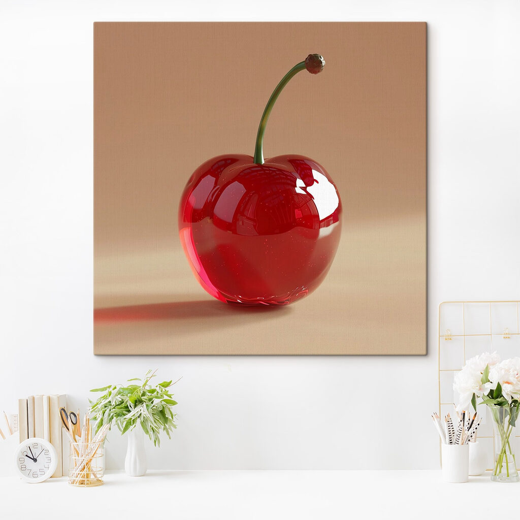 Cerise rouge brillante — intérieur 3