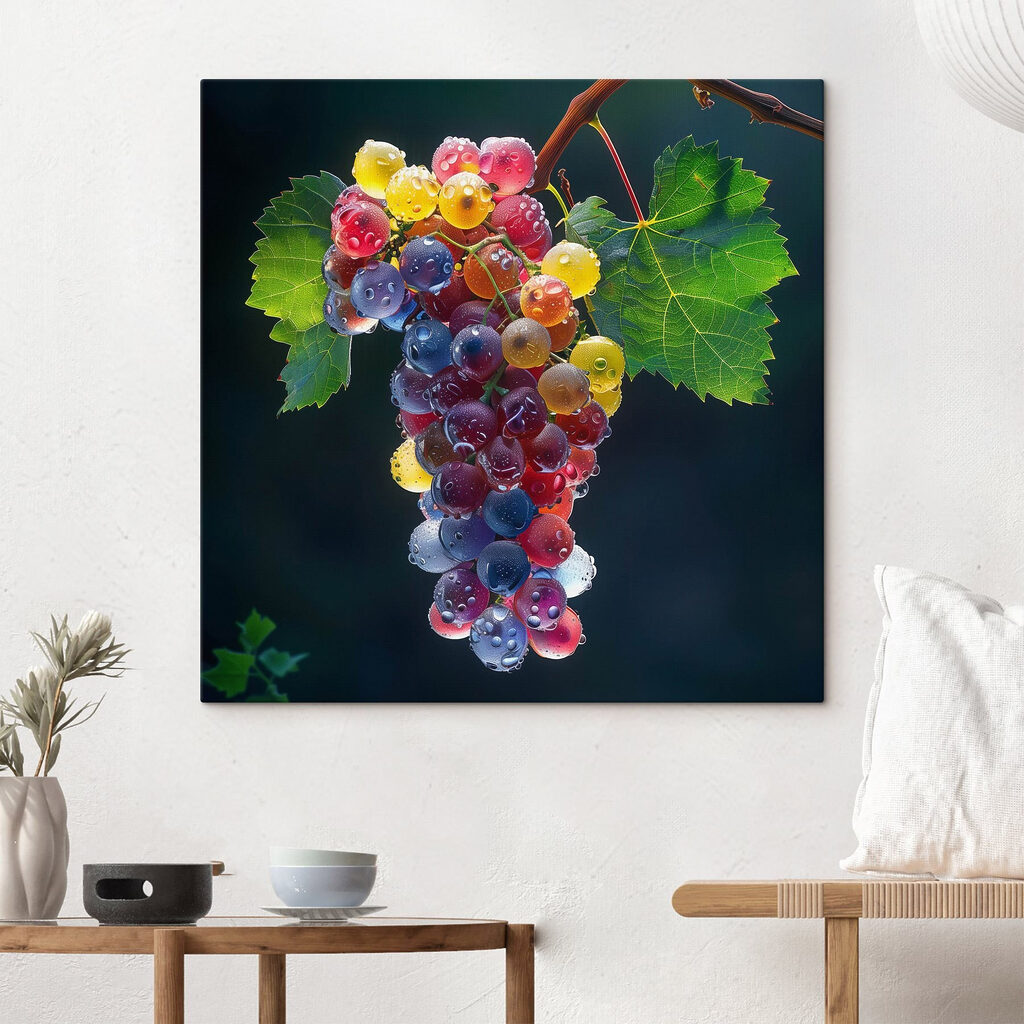 Raisins en perles colorées — intérieur 1