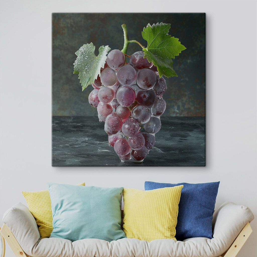 Raisins violets embrumés — intérieur 1