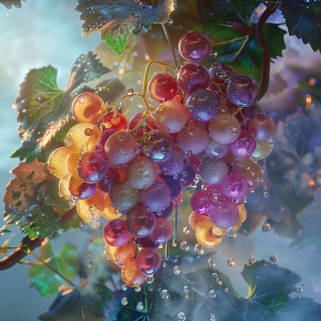Raisins de mille couleurs — motif complet