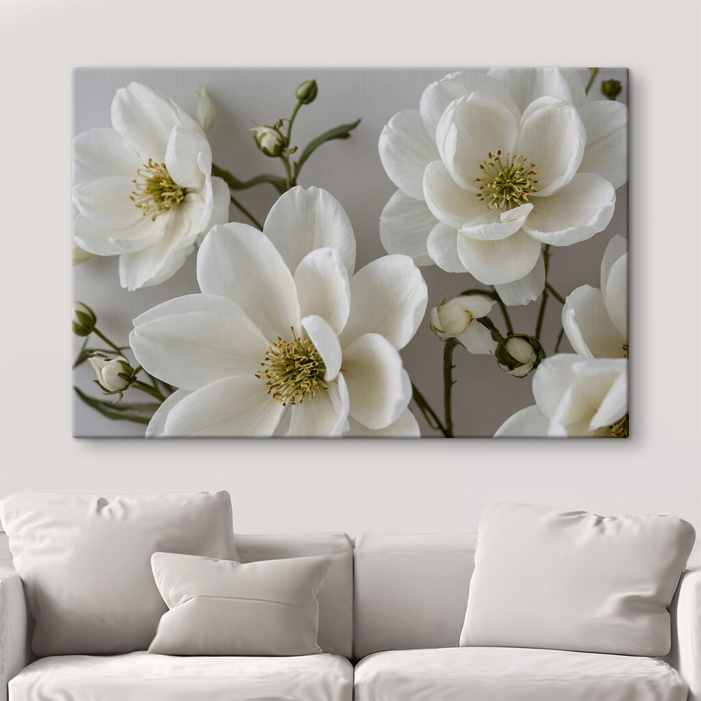 Fleurs au cœur vert — intérieur 3