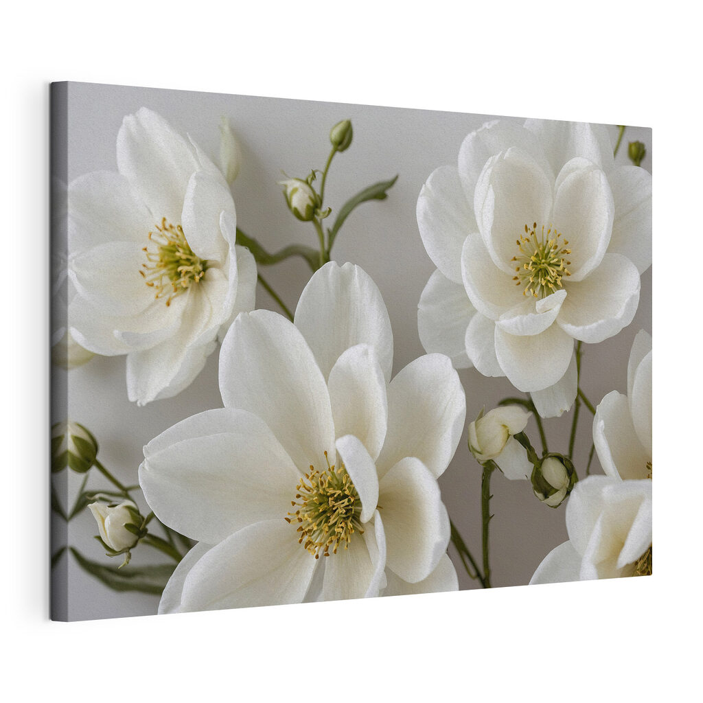 Fleurs au cœur vert — vue du produit