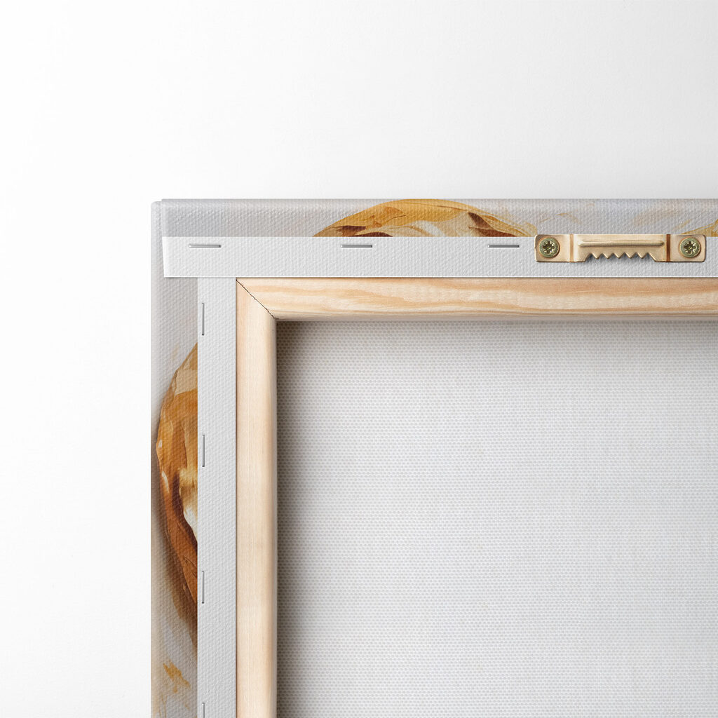 Cœur aux touches dorées — dos