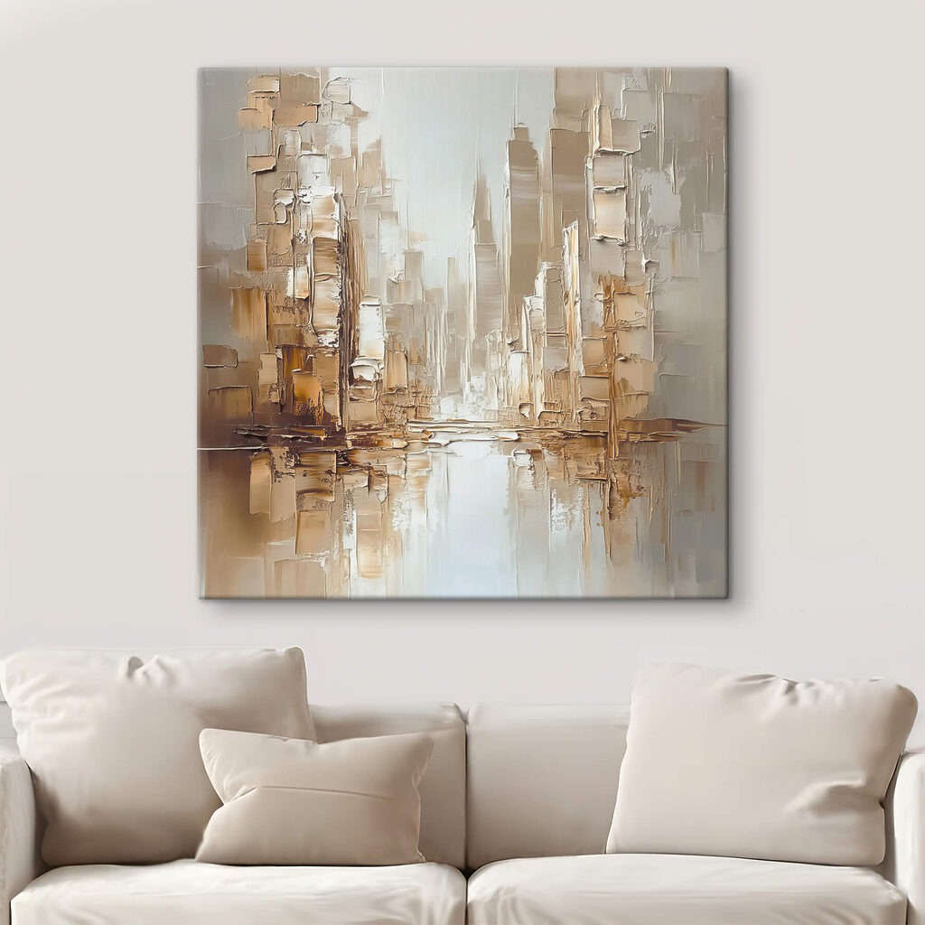 Ville couleur sable dans un intérieur