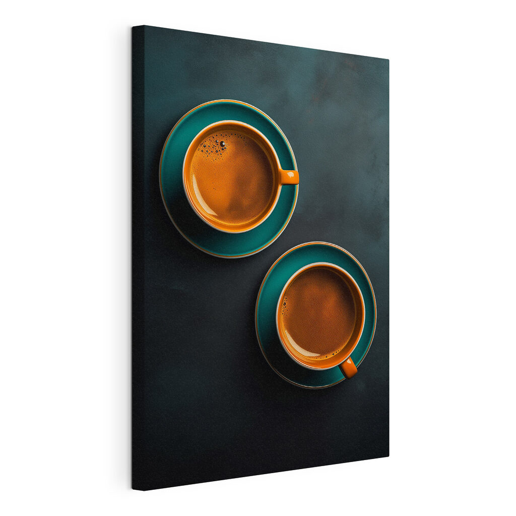 Deux tasses de café — vue du produit
