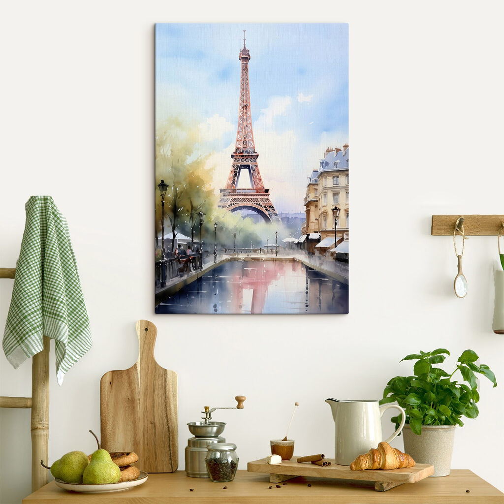 Tour Eiffel en pastel — intérieur 1