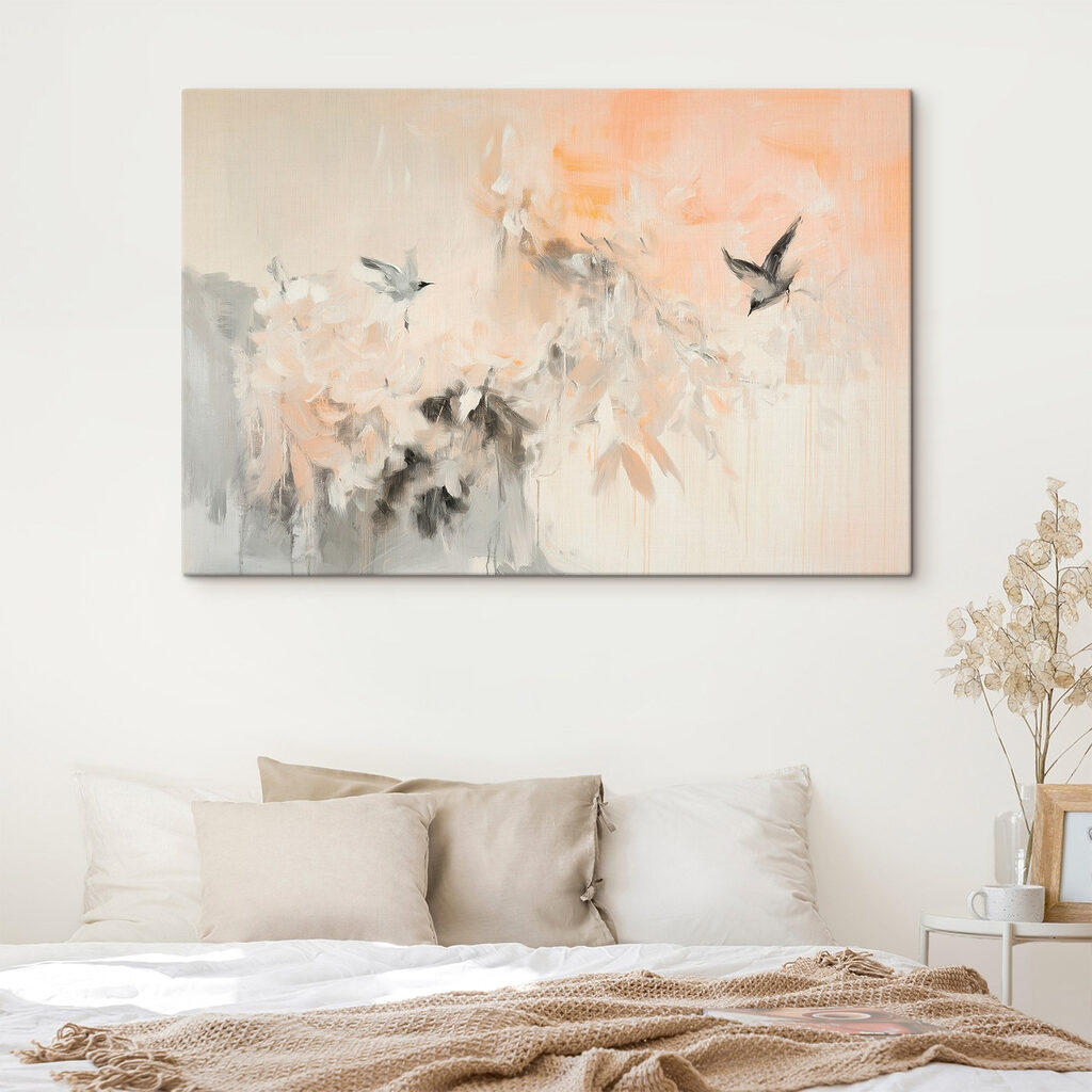 Traces fleuries et oiseaux — intérieur 2