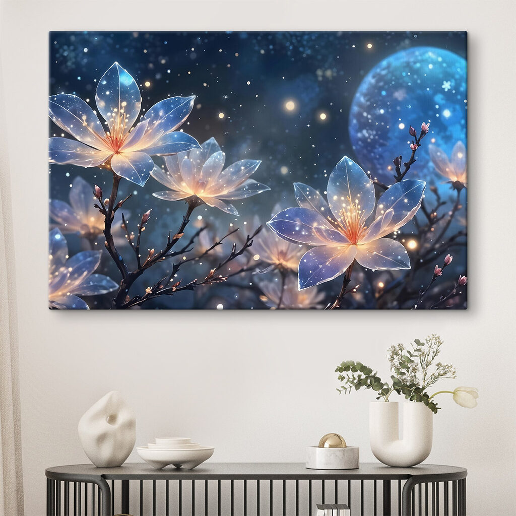 Fleurs sous les étoiles — intérieur 1