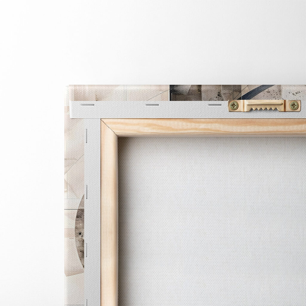 Cercles en fragments gris — dos