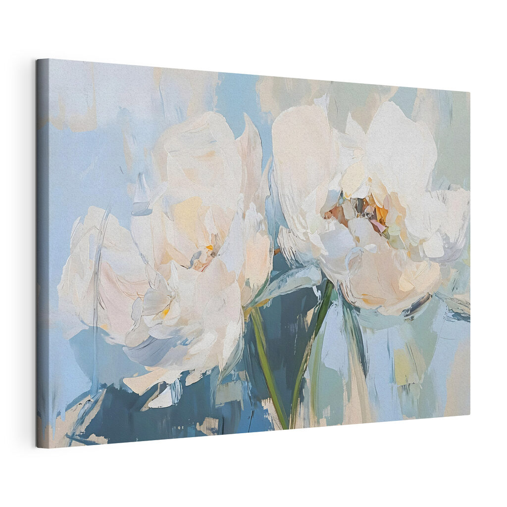 Tulipes sur bleu clair — vue du produit