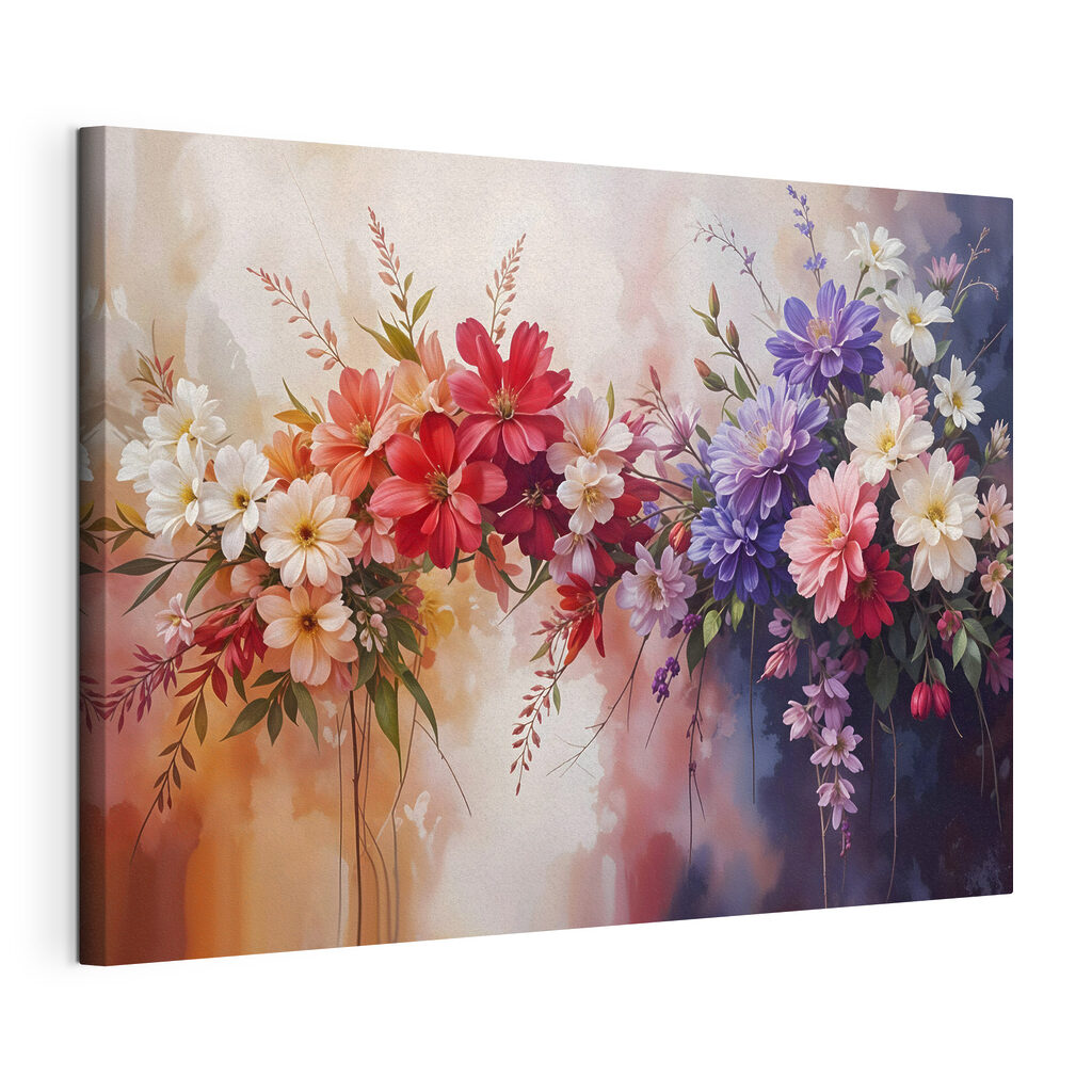 Deux bouquets colorés — vue du produit