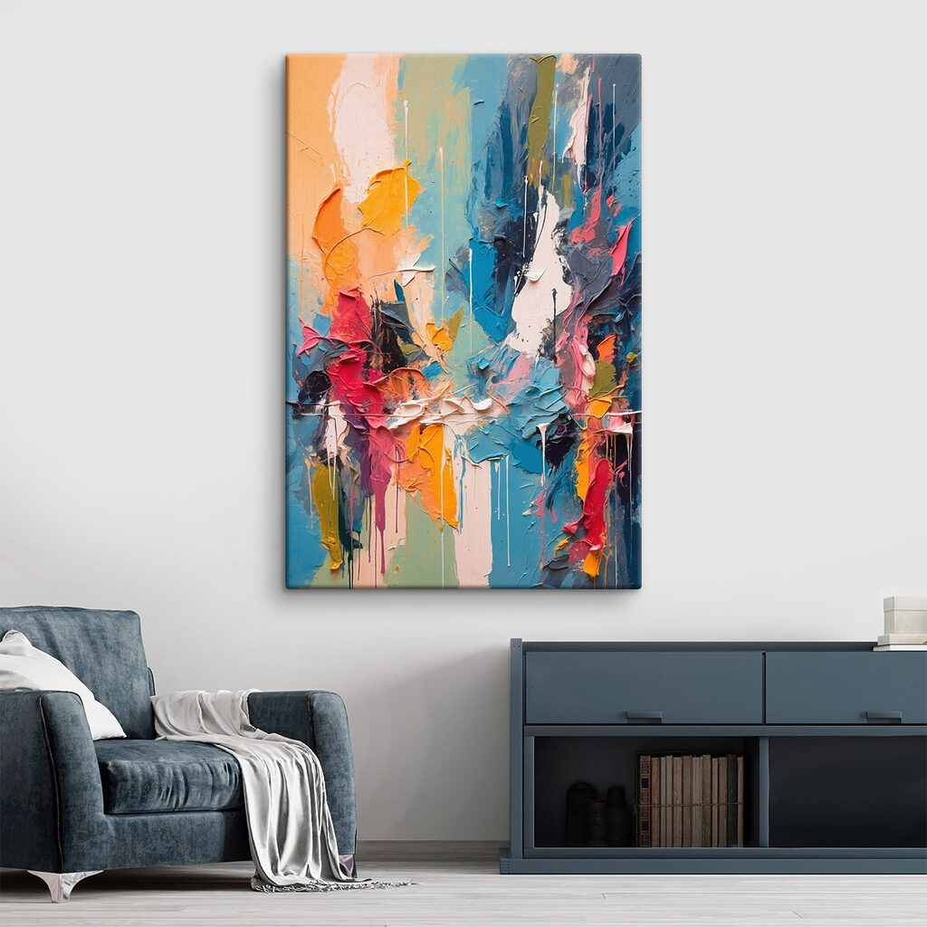 Traits de couleur verticaux — intérieur 1