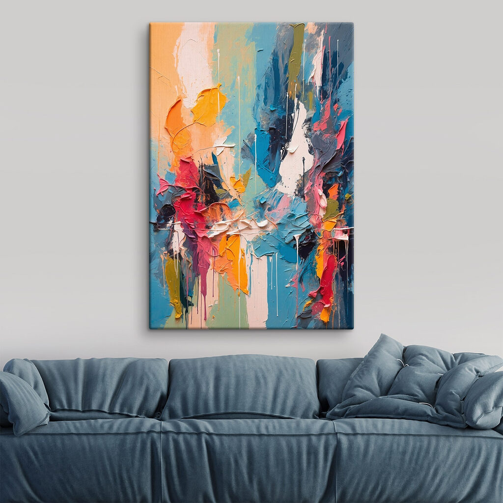 Traits de couleur verticaux — intérieur 2