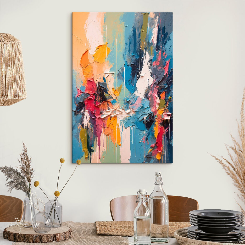 Traits de couleur verticaux — intérieur 3