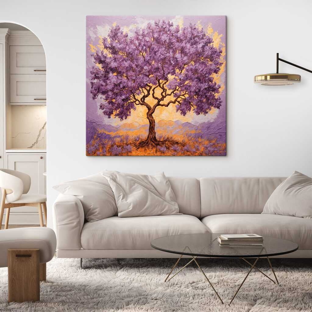 Cime violette sur lilas — intérieur 3