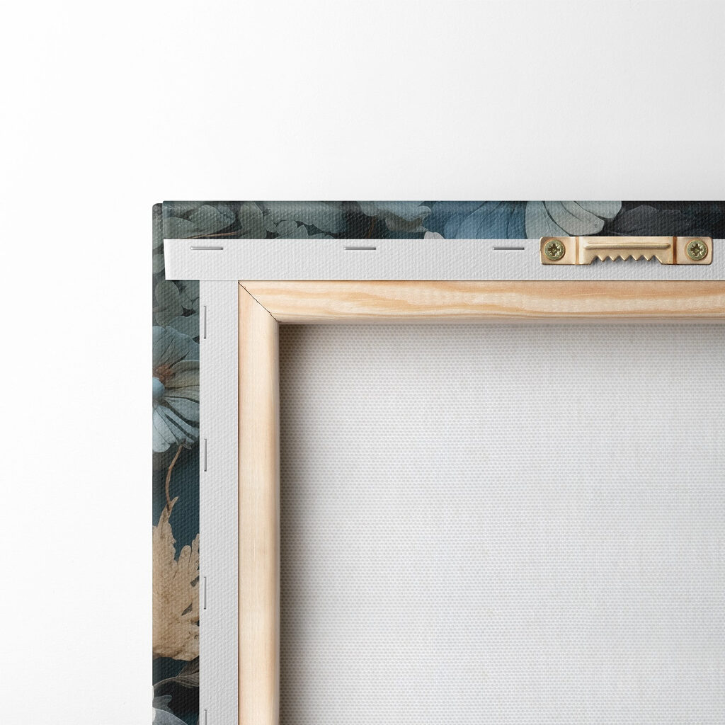 Chouette blanche et fleurs — dos