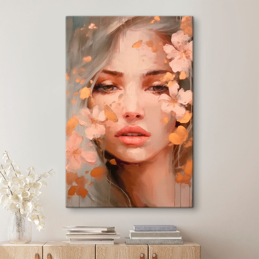 Regard parmi les fleurs — intérieur 1