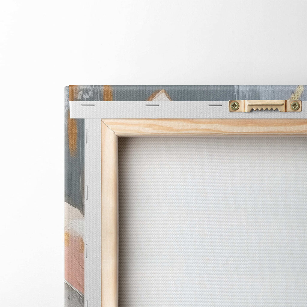 Magnolia sur gris-bleu — dos