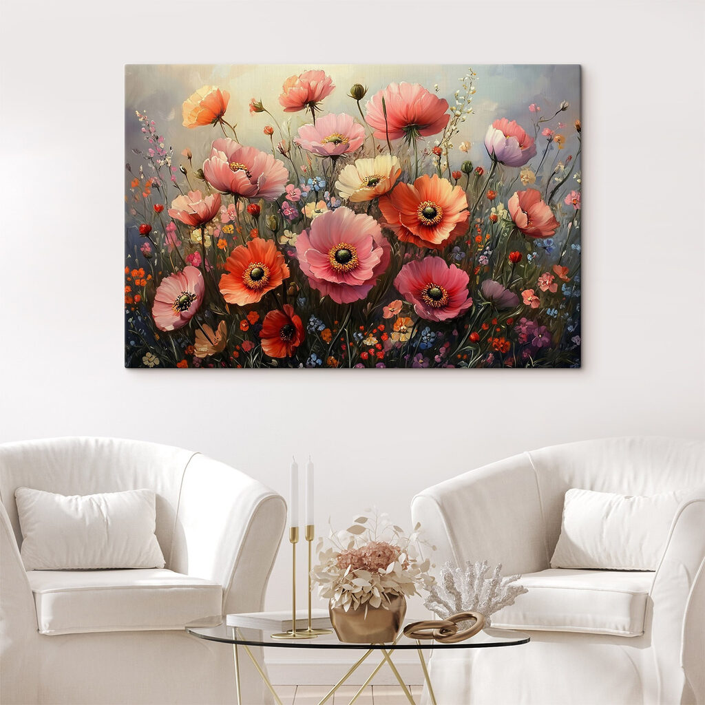 Coquelicots aux cœurs variés — intérieur 2