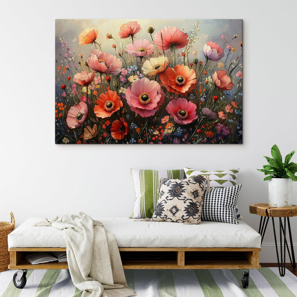 Coquelicots aux cœurs variés — intérieur 1