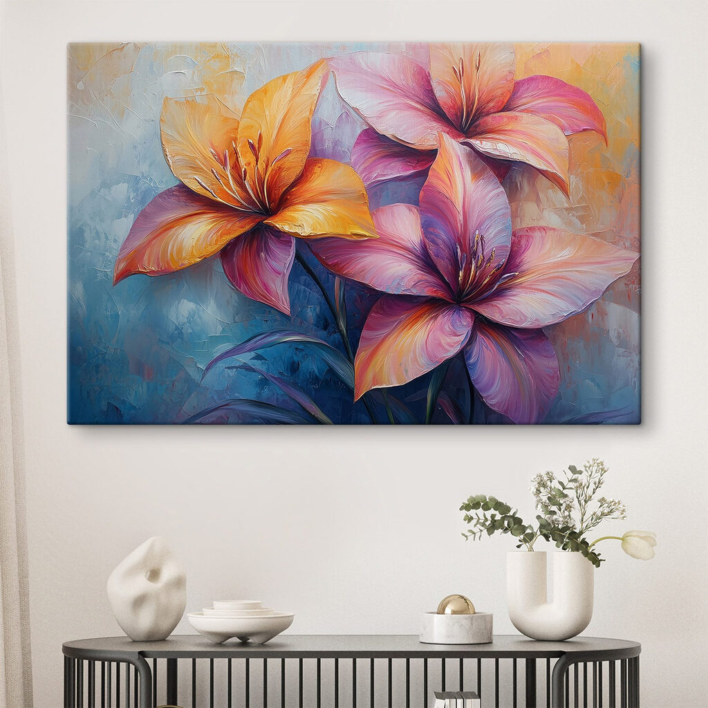 Lys aux nuances lilas — intérieur 2