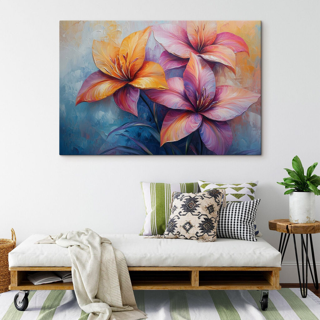 Lys aux nuances lilas — intérieur 1