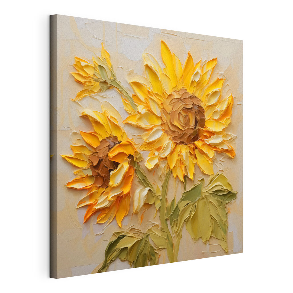 Tournesols aux pétales plissés — vue du produit