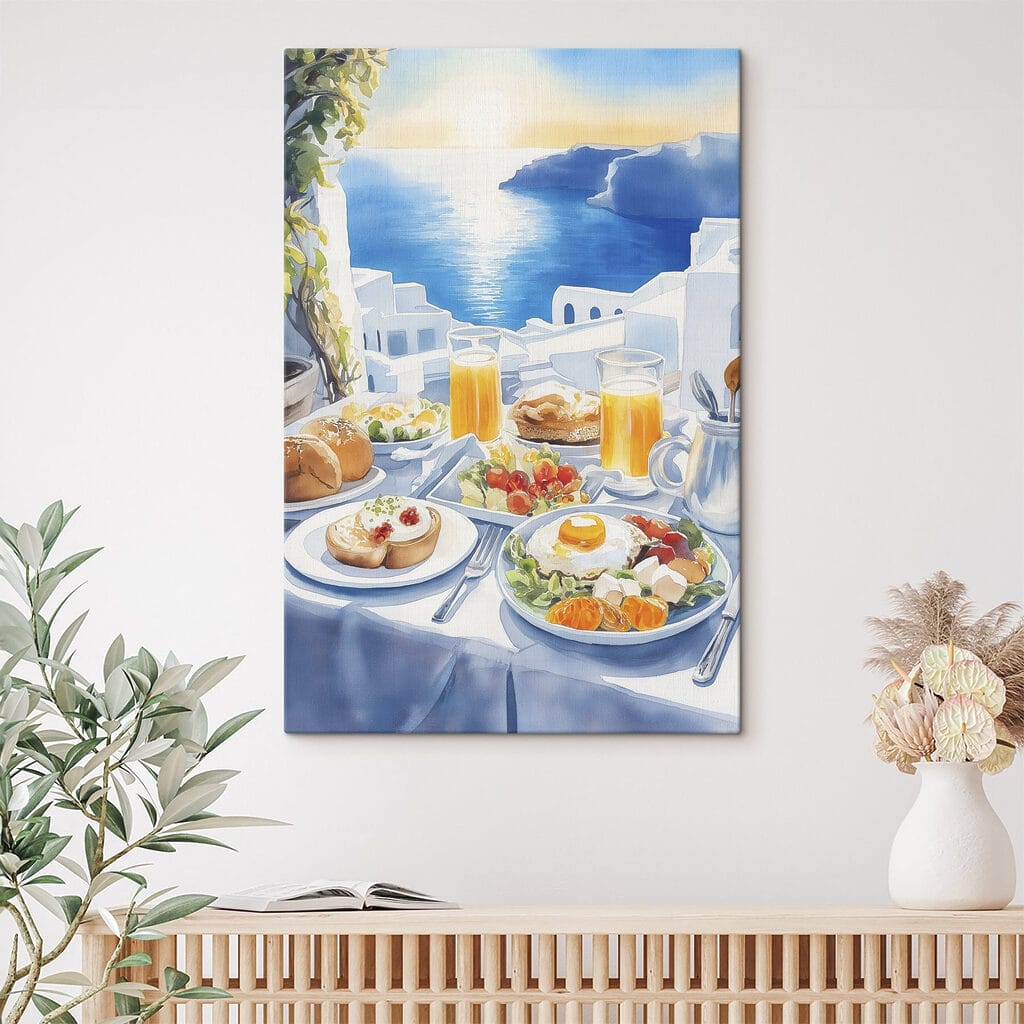 Petit-déjeuner sur les falaises — intérieur 2