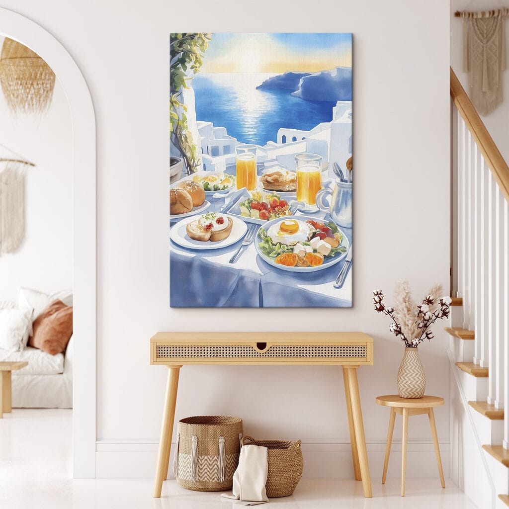 Petit-déjeuner sur les falaises — intérieur 1