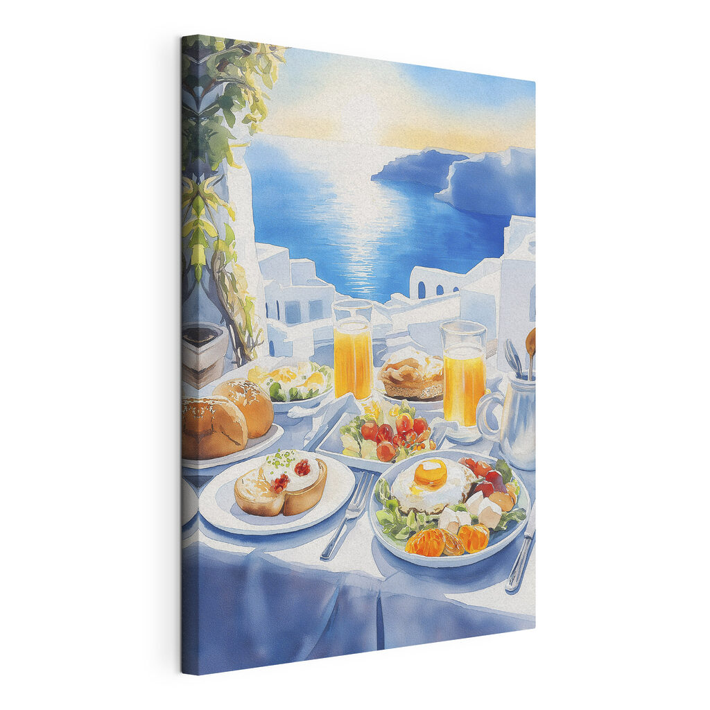 Petit-déjeuner sur les falaises — vue du produit
