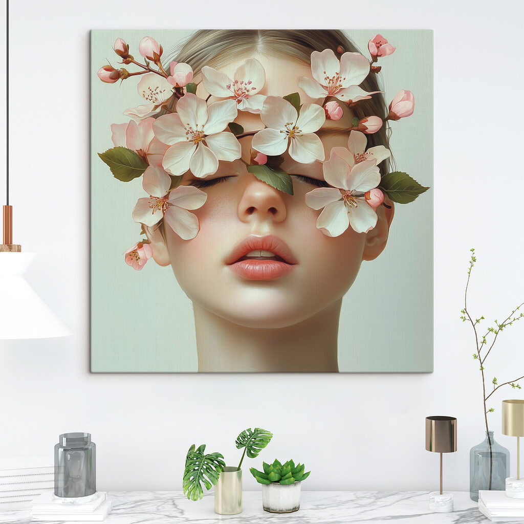 Fleurs sur les yeux — intérieur 1