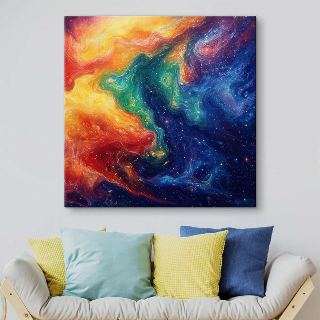 Nébuleuses colorées — intérieur 1