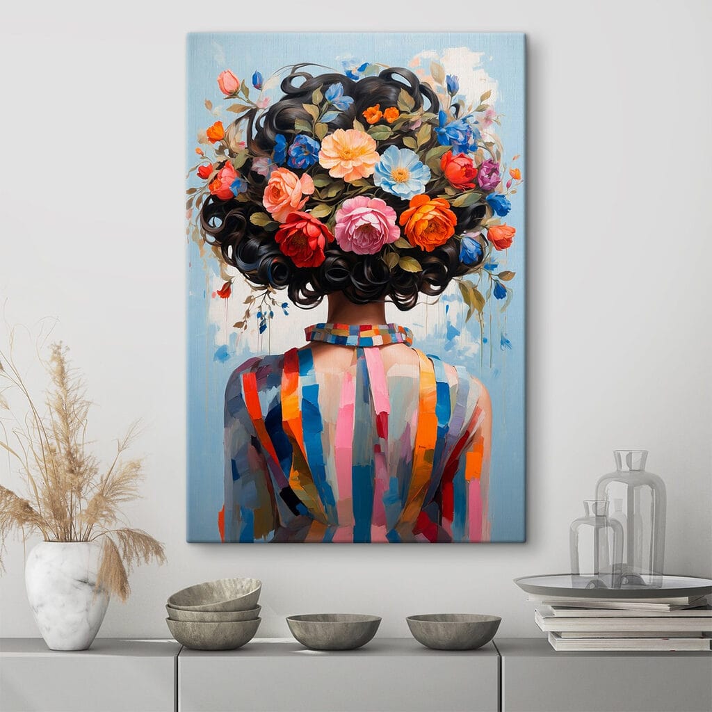 Coiffure de fleurs — intérieur 1