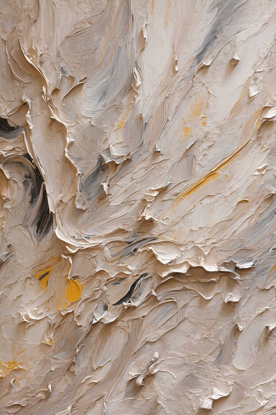 Touches pâles veinées d’or — motif complet