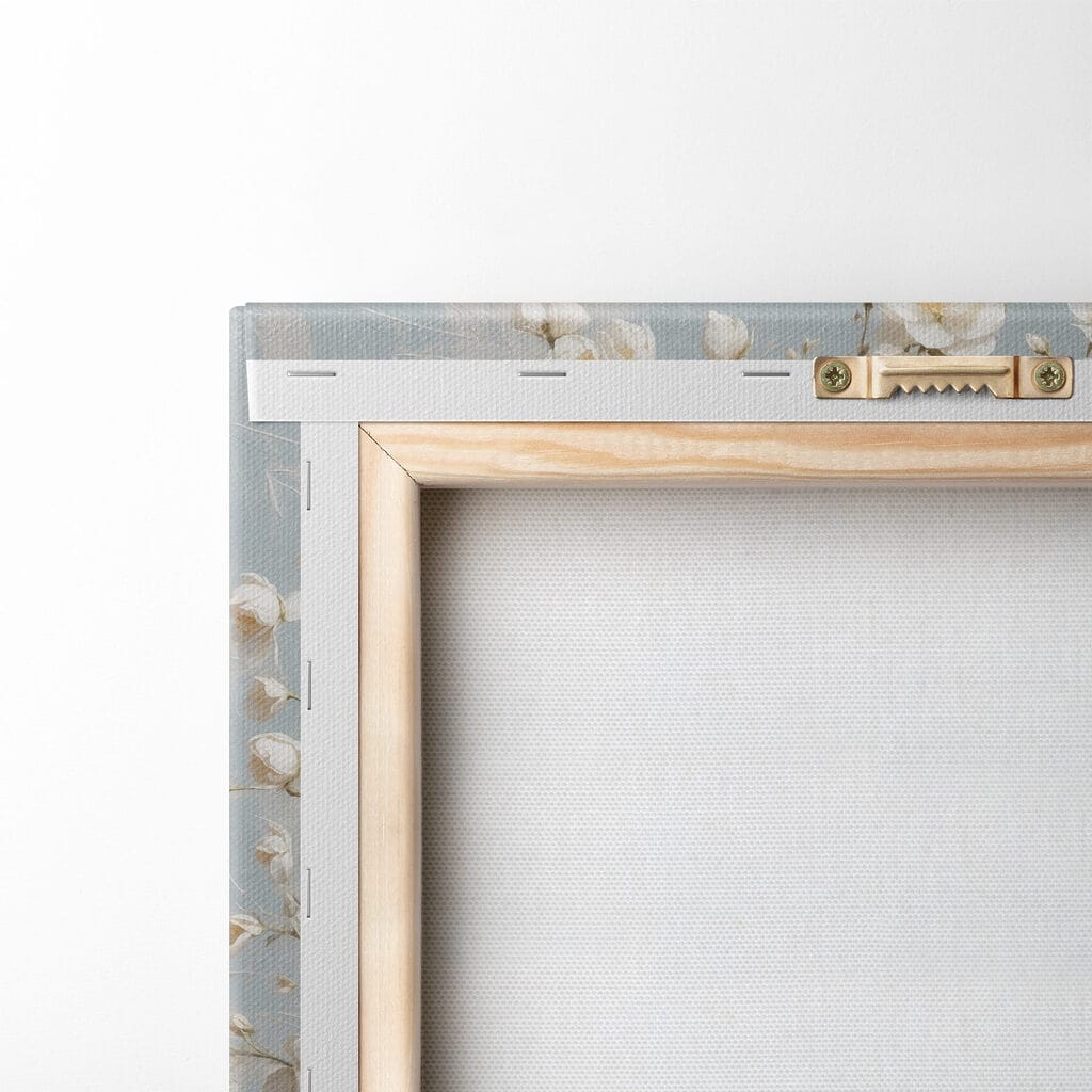 Vase de fleurs blanches — dos