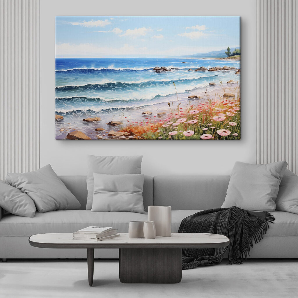 Plage fleurie — intérieur 1